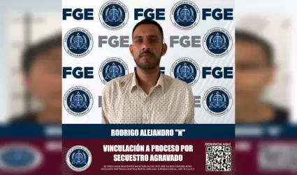 Vinculaci�n a proceso de imputado por secuestro agravado