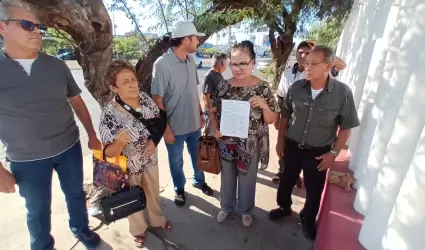 Manifestaci�n de derechohabientes del Issste