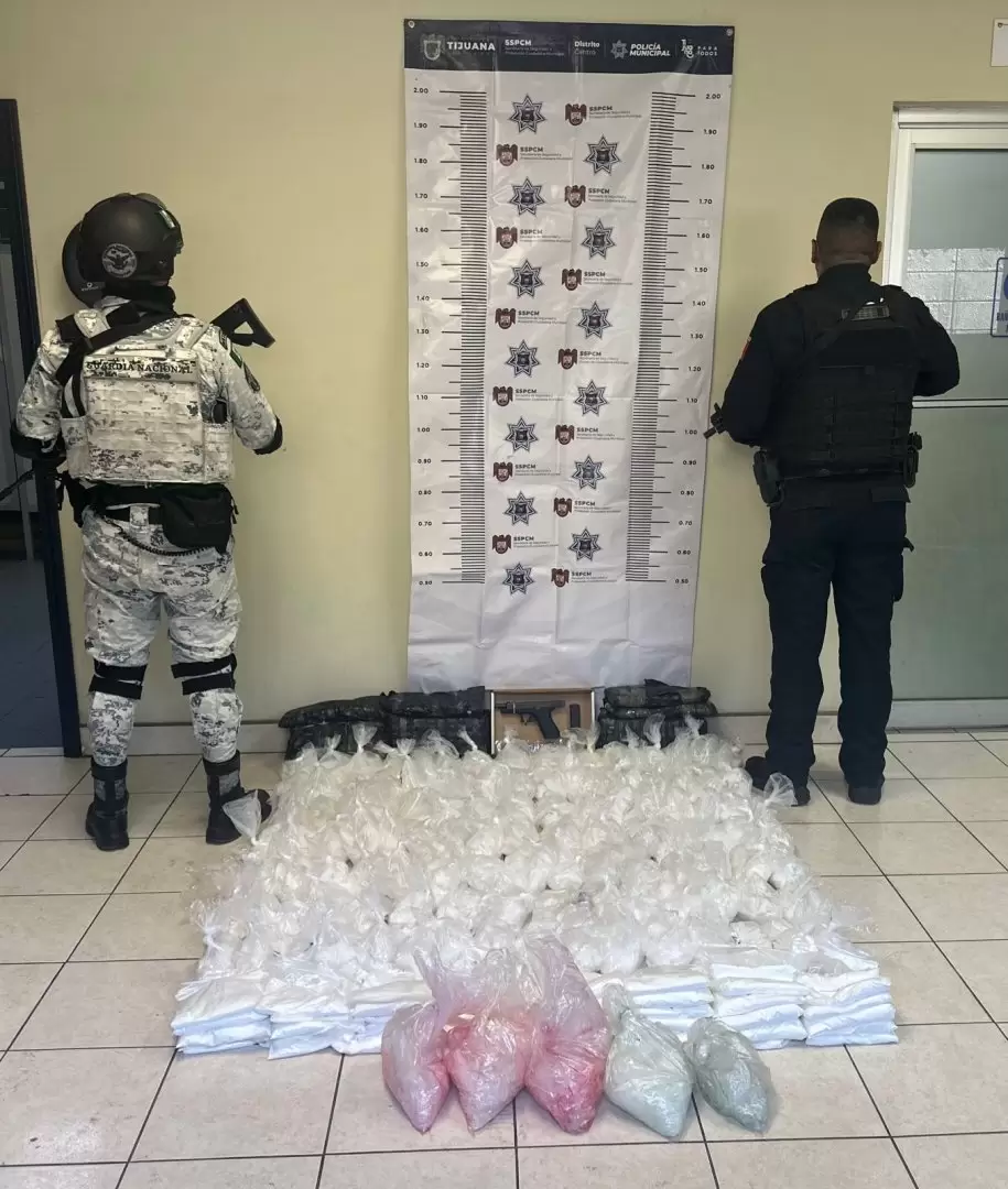 Capturan a sujeto con casi 100 kilos de droga