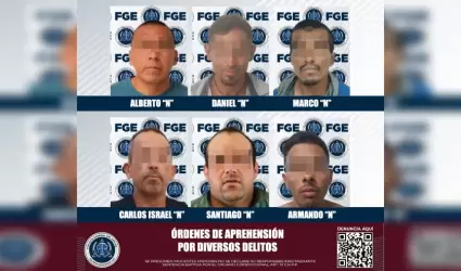 6 �rdenes de aprehensi�n en Tecate
