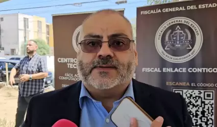 Fiscal Especializado en Desaparici�n de Personas de la FGE BC, Alejandro L�pez R