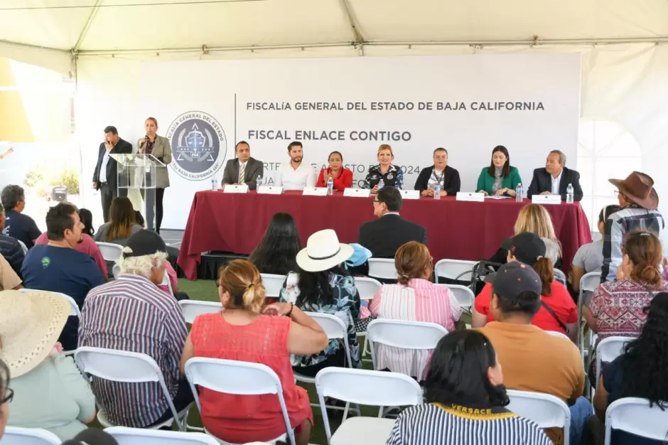 Fiscal General del Estado acerca unidades de atenci�n a colonias de Tijuana
