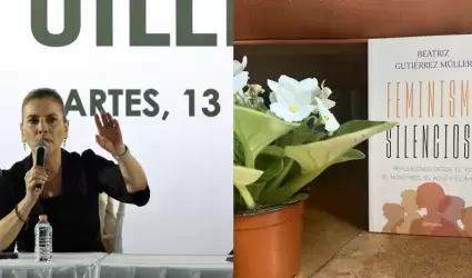 Beatriz Guti�rrez M�ller present� su libro "Feminismo silencioso" en el Z�calo d