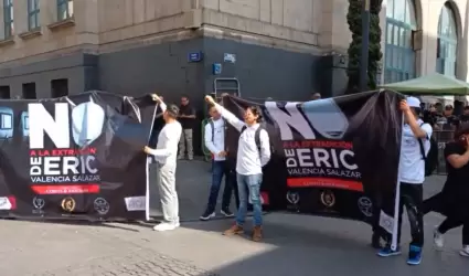 Protesta contra extradici�n de "El 85"