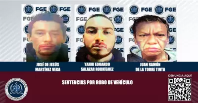 3 imputados por robo de veh�culo