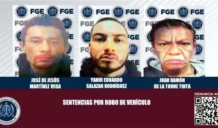 3 imputados por robo de veh�culo