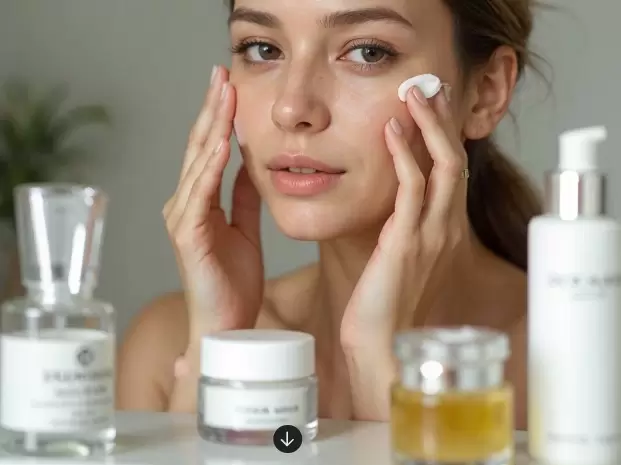 Combinar productos skincare.