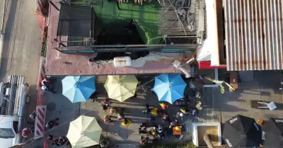 Colapsa techo de caf� en Playas de Tijuana