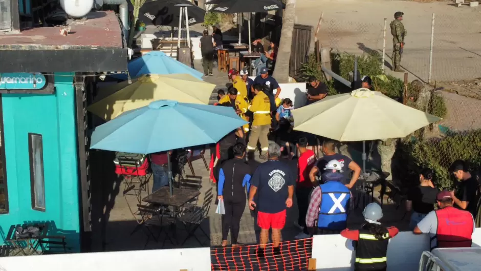 Colapsa techo de caf� en Playas de Tijuana