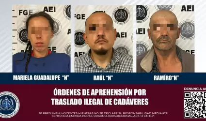3 aprehensiones por traslado ilegal de cad�veres