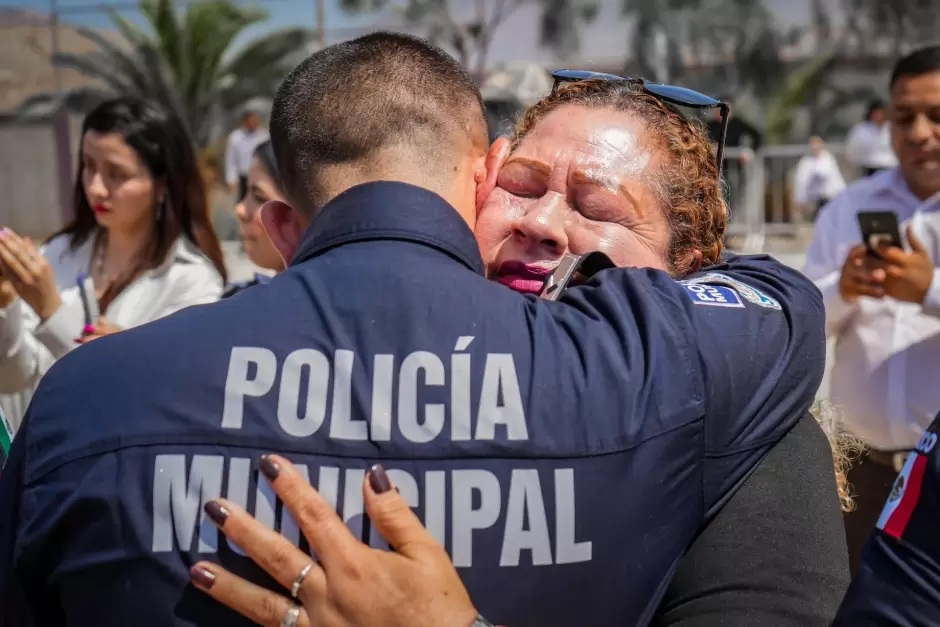 58 nuevos elementos fortalecen las filas de la polic�a de Tijuana
