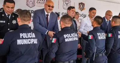 58 nuevos elementos fortalecen las filas de la polic�a de Tijuana