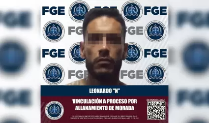 Vinculaci�n a proceso para imputado por allanamiento de morada