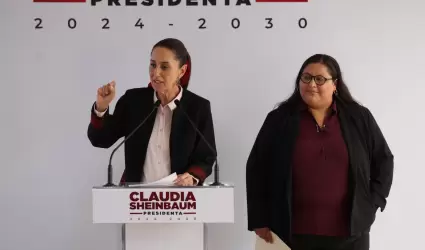 Claudia Sheinbaum presenta a Citlalli Hern�ndez como pr�xima secretaria de Mujer