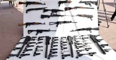 Destruyen armas aseguradas por el Ej�rcito