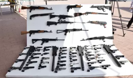 Destruyen armas aseguradas por el Ej�rcito