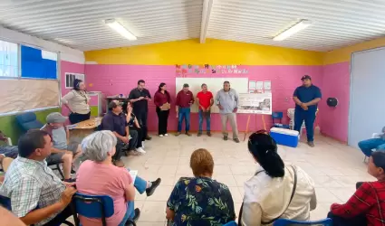 Construcci�n de red de agua potable en el ejido Sombrerete
