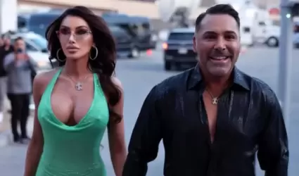 Holly Sonders y �scar de la Hoya