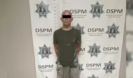Detenido por da�os en propiedad ajena y orden de aprehensi�n activa por robo