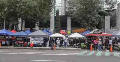 Concentracin en protesta contra la reforma judicial