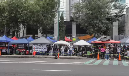 Concentraci�n en protesta contra la reforma judicial