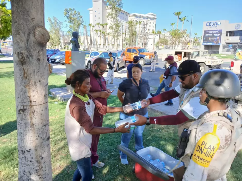 Contin�a operativo contra el golpe de calor en Mexicali