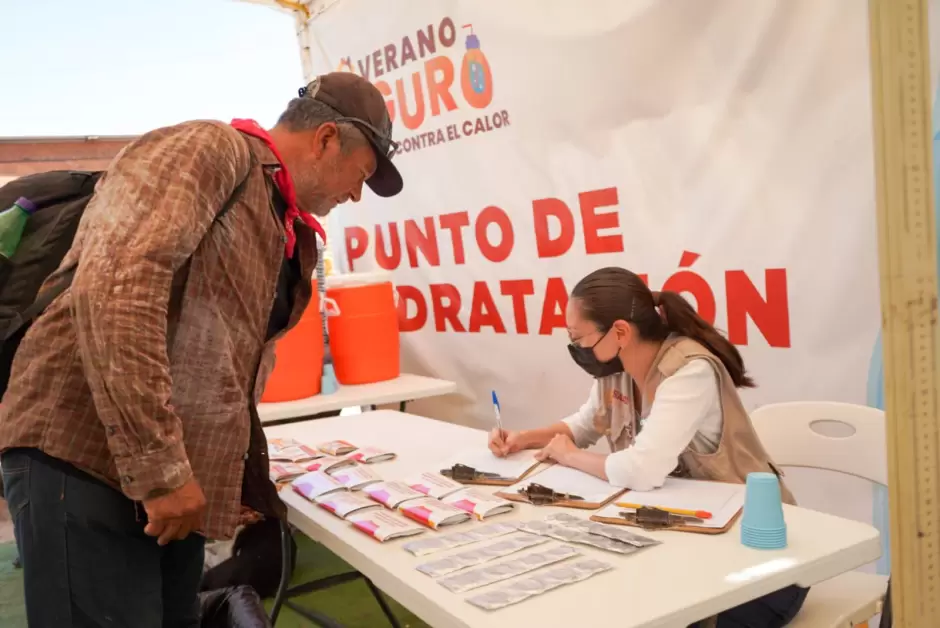 Contin�a operativo contra el golpe de calor en Mexicali