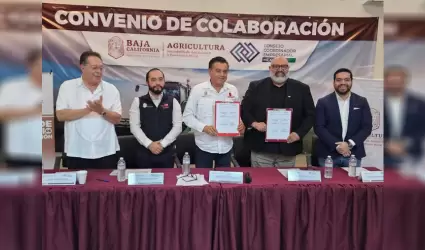 Firma SADERBC convenio de colaboraci�n con el consejo coordinador empresarial de