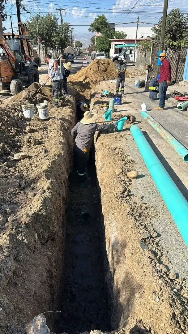 Reposici�n de red de alcantarillado sanitario en la colonia S�nchez Taboada