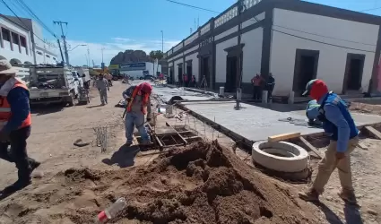 Rehabilitaci�n de vialidades en el Centro de Hermosillo