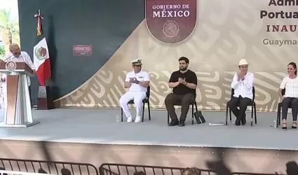 L�pez Obrador y Claudia Sheinbaum visitan Guaymas