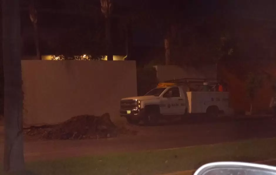 Compa��a de Gas trabaj� durante la noche para corregir falla en alcantarillas de Lomas de Agua Caliente
