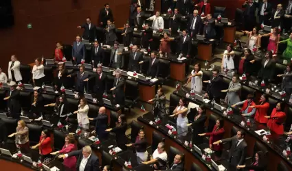 Toma de posesi�n de los nuevos senadores