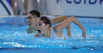 Diego Villalobos y Camila Argumedo se suben al podio en la prueba dueto mixto t�