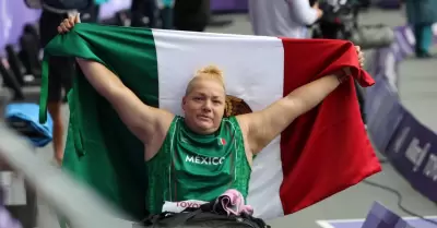 Rosa Mar�a Guerrero le da a M�xico la medalla de bronce en Lanzamiento de Disco 