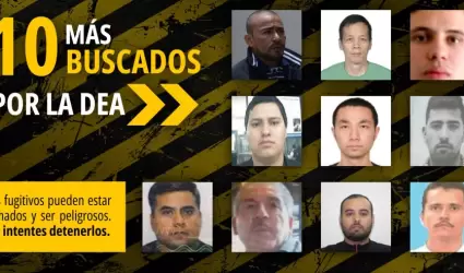 Los 10 m�s buscados por la DEA