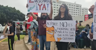 Manifestaci�n de trabajadores