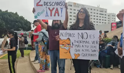 Manifestaci�n de trabajadores