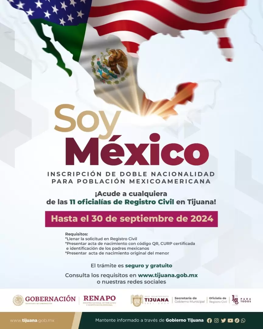 Campa�a "Soy M�xico" para tramitar doble nacionalidad