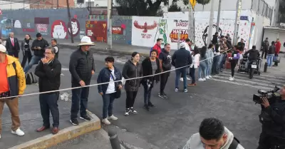 Cierre de los accesos a la C�mara de Diputados