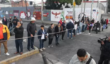 Cierre de los accesos a la C�mara de Diputados