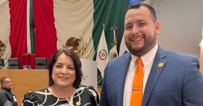 Gabriela F�lix y Manuel Scott, diputados de MC en Sonora