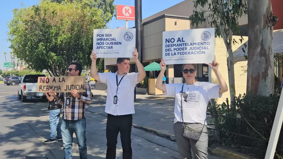 Trabajadores del Poder Judicial de BC confan en que oposicin en el Senado detenga reforma