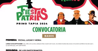 Desfile c�vico por el inicio de la Independencia de M�xico