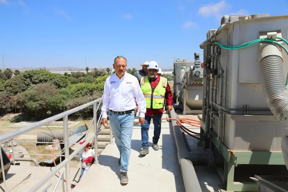 Avanza la modernizacin de la planta de tratamiento Rosarito Norte