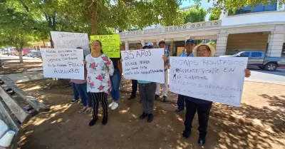 Protesta de polic�as auxiliares