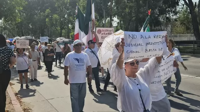 Opacidad ha sido usada para acusarlos de corruptos, dicen en Tijuana trabajadores al reiterar en marcha oposici�n al poder judicial