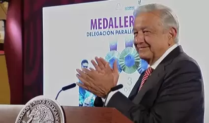 AMLO felicita a atletas paral�mpicos