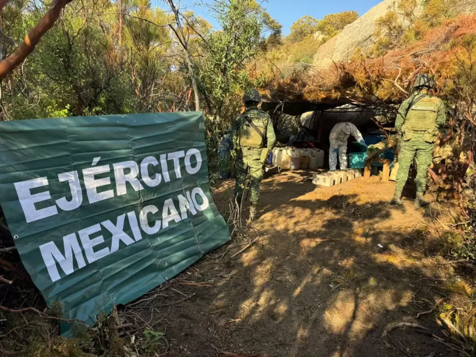 Aseguran laboratorio en Tecate