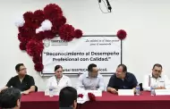 Entrega ISSSTECALI reconocimiento a la labor profesional a personal de Hospital Mexicali